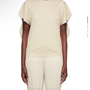 NWT Issey Miyake Beige A-poc roar t-shirt